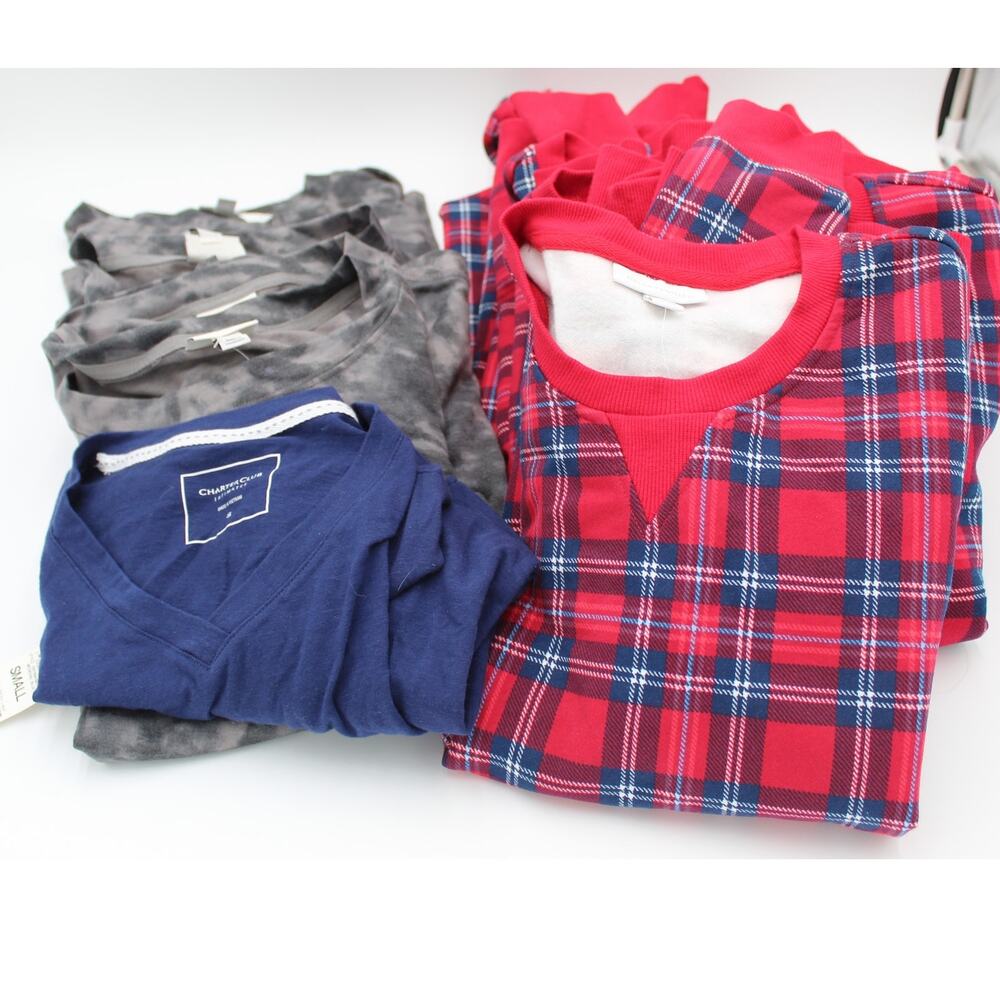 Liquidation Lot of 13 Pajama Tops Charter Club Jenni Womens Small NEW $400